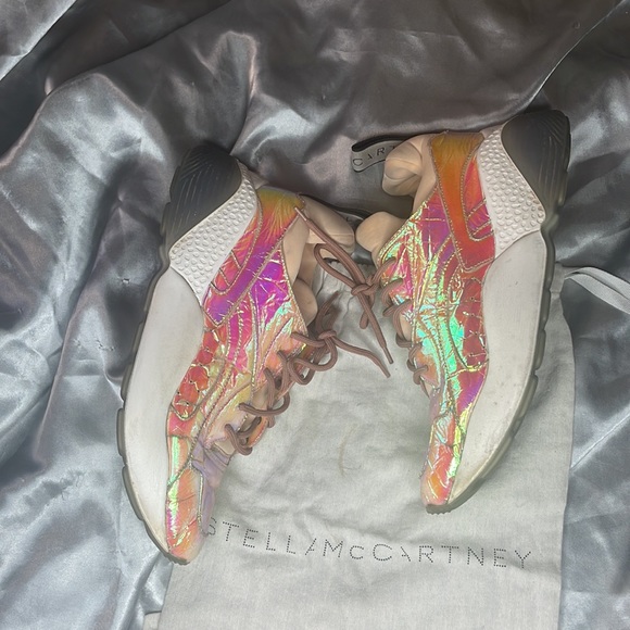 STELLA MCCARTNEY Holographic Eclypse 50 Sneakers Size 41 or 11 - Picture 7 of 12